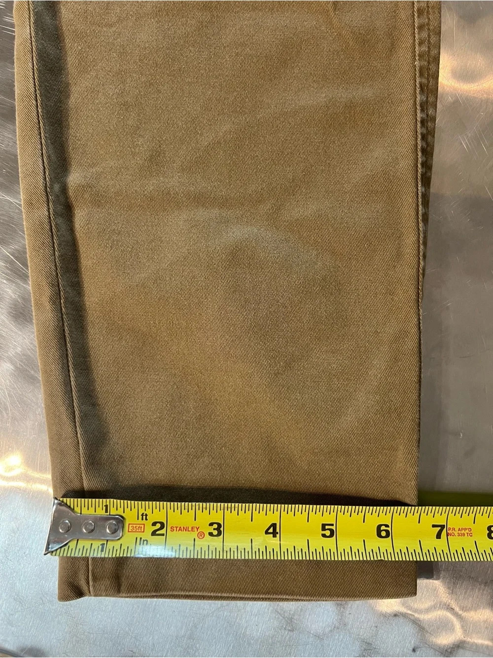 Levi's Men's Tan XX Chino Tapered Leg Size 34x33